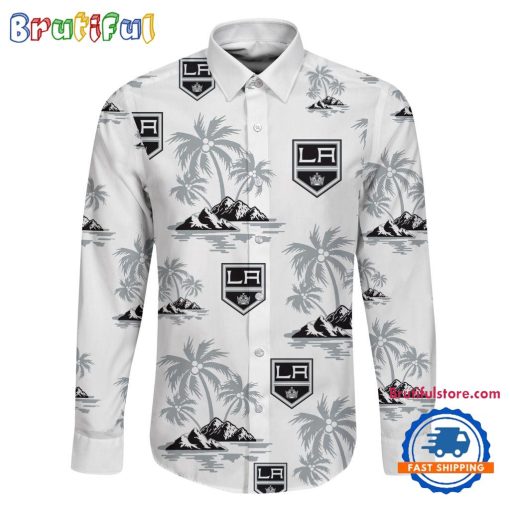 NHL Los Angeles Kings New Version Long Sleeve Button Shirt