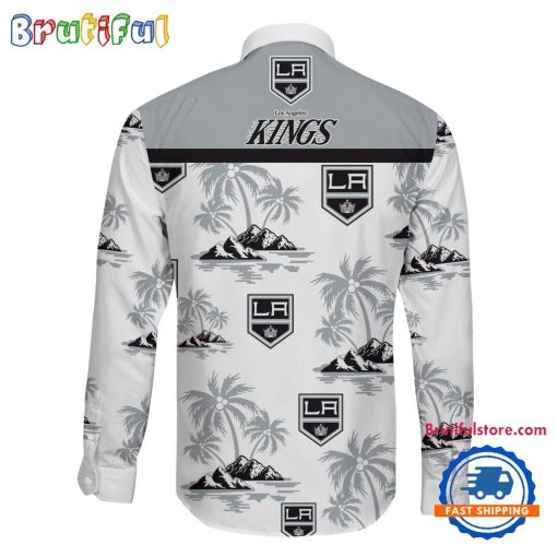 NHL Los Angeles Kings New Version Long Sleeve Button Shirt