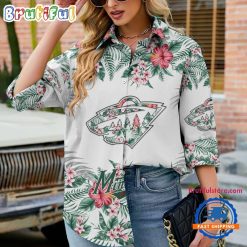 NHL Minnesota Wild Limited Edition Casual Shirt for Women