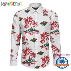NHL Minnesota Wild New Version Long Sleeve Button Shirt