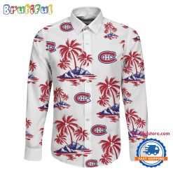 Alternative view of NHL Montreal Canadiens New Version Long Sleeve Button Shirt