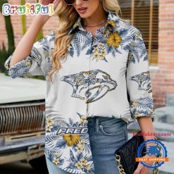 NHL Nashville Predators Limited Edition Casual Shirt for Women