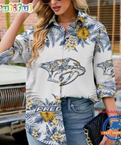 Alternative view of NHL Nashville Predators Limited Edition Casual Shirt for Women