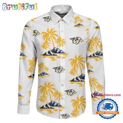NHL Nashville Predators New Version Long Sleeve Button Shirt