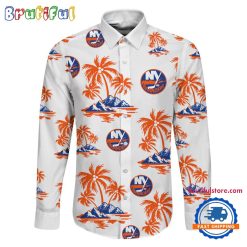 Alternative view of NHL New York Islanders New Version Long Sleeve Button Shirt