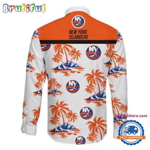 NHL New York Islanders New Version Long Sleeve Button Shirt