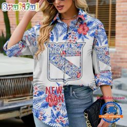Alternative view of NHL New York Rangers Limited Edition Casual Shirt for Women