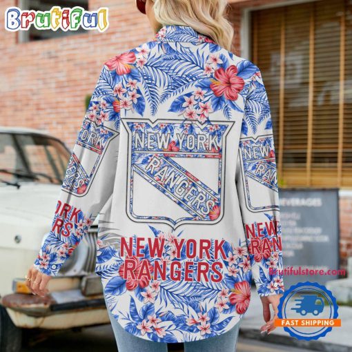 NHL New York Rangers Limited Edition Casual Shirt for Women