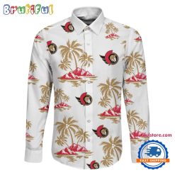 NHL Ottawa Senators New Version Long Sleeve Button Shirt