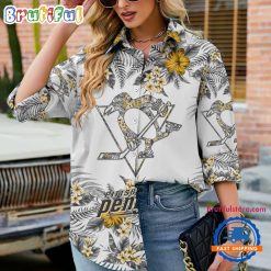 NHL Pittsburgh Penguins Limited Edition Casual Shirt for Women