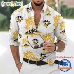 NHL Pittsburgh Penguins New Version Long Sleeve Button Shirt