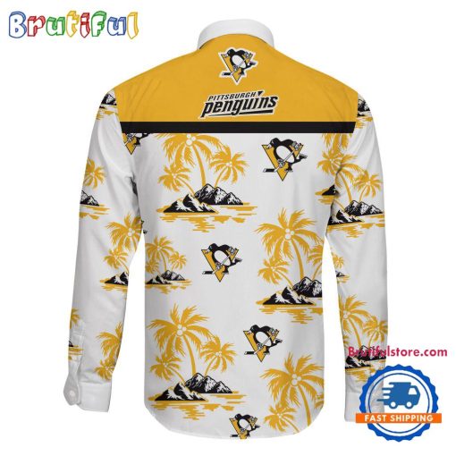 NHL Pittsburgh Penguins New Version Long Sleeve Button Shirt