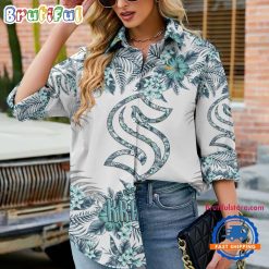 Alternative view of NHL Seattle Kraken Limited Edition Casual Shirt for Women