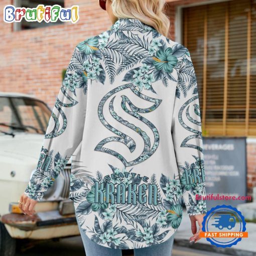 NHL Seattle Kraken Limited Edition Casual Shirt for Women