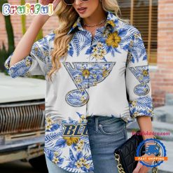 Alternative view of NHL St. Louis Blues Limited Edition Casual Shirt for Women