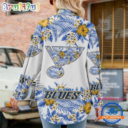 NHL St. Louis Blues Limited Edition Casual Shirt for Women