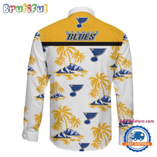NHL St. Louis Blues New Version Long Sleeve Button Shirt