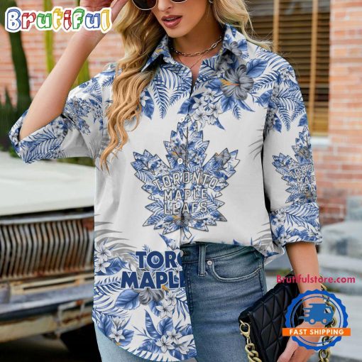 NHL Toronto Maple Leafs Limited Edition Casual Shirt for Women