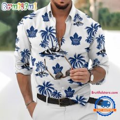 NHL Toronto Maple Leafs New Version Long Sleeve Button Shirt