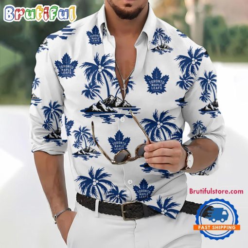 NHL Toronto Maple Leafs New Version Long Sleeve Button Shirt