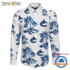 Alternative view of NHL Vancouver Canucks New Version Long Sleeve Button Shirt