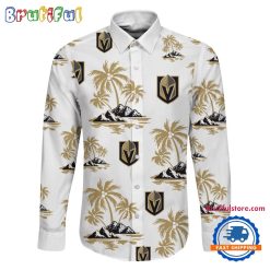 Alternative view of NHL Vegas Golden Knights New Version Long Sleeve Button Shirt
