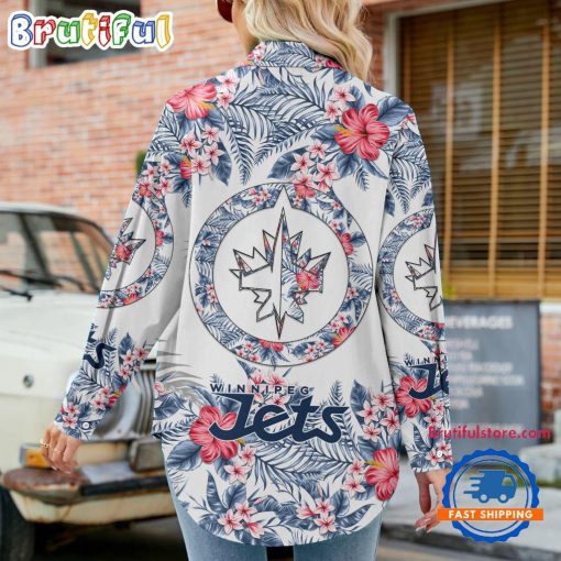 NHL Winnipeg Jets Limited Edition Casual Shirt for Women